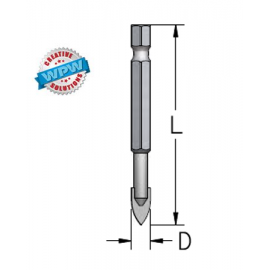 Glass & Tiles Drill Bit 4x59mm