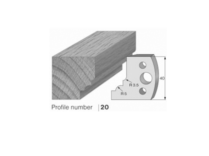 HS Profile Knives No 20