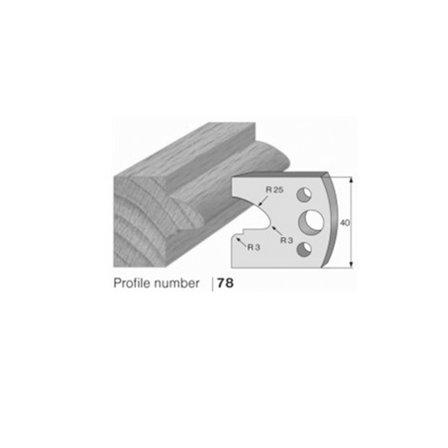 HS Profile Knives No 78