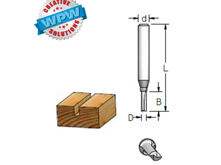 Solid Straight Bit 4.8x11x51x6.35Sh